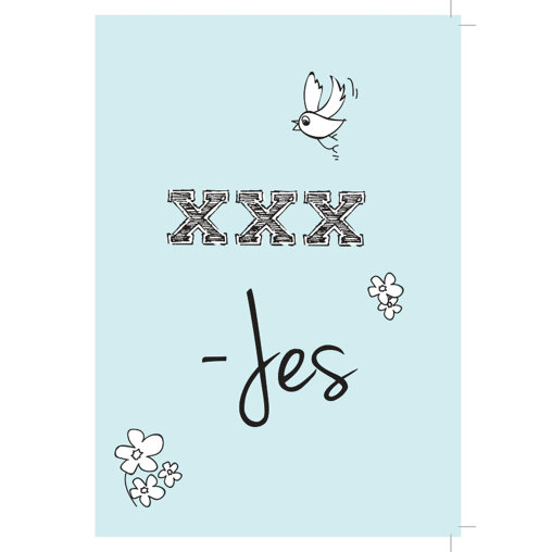 Kaartje '-XXX-jes'